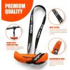MOST Neutral Grip Pull Up Handles for Home Gym Workout, Ergonomic Pull Up Grips with Non-Slip for T-bar Row(Orange)