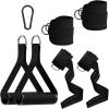 Lifting Wrist Straps + Gym Handles + Ankle Straps + Snap Hooks