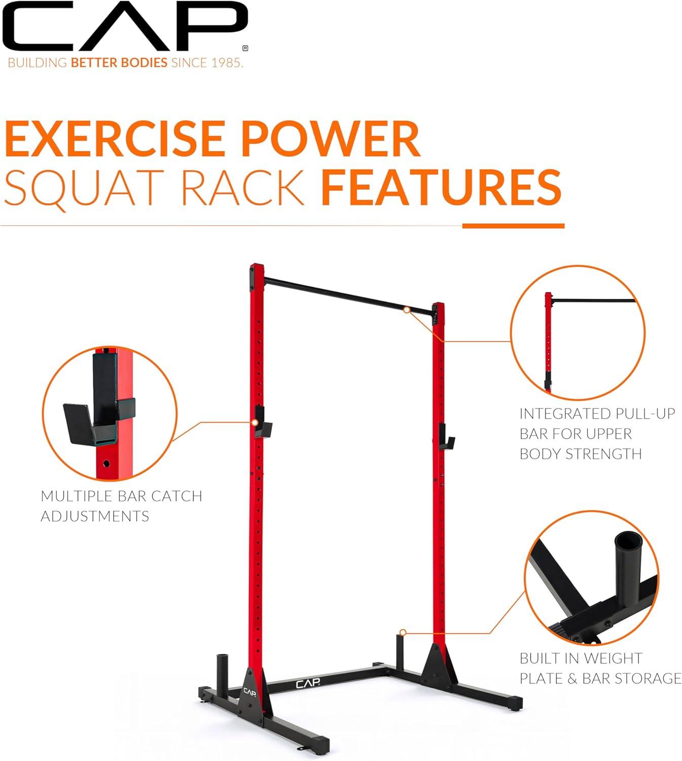 imageCAP Barbell Power Racks and AttachmentsFM905Q Red