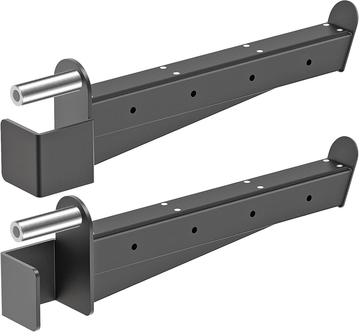 imageKipika Anchor for Resistance Bands Fits 3 x 3 Power Rack with 58 or 1 Hole Heavy Duty Steel Hooks with Rubber Pads for Home Gym Workouts Strength Trainingand Physical Therapy Exercise 2 PackFor 3x3 Rack with 58 or 1 Hole