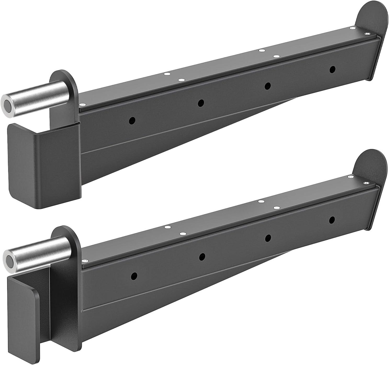 imageKipika Anchor for Resistance Bands Fits 3 x 3 Power Rack with 58 or 1 Hole Heavy Duty Steel Hooks with Rubber Pads for Home Gym Workouts Strength Trainingand Physical Therapy Exercise 2 Packfor 2x2 Rack with 58 or 1 Hole