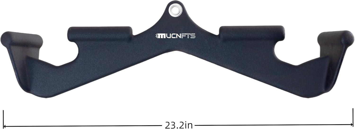 imageLAT Pulldown Attachments Thickened Ergonomic Back Tricep Training Handle LAT Pull Down Bar for Press Down Exercises Cable Attachments for Gym and Home23In Pro