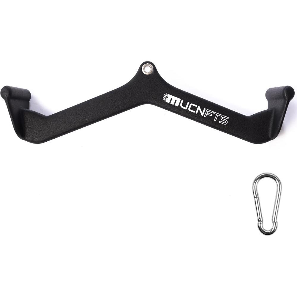 imageLAT Pulldown Attachments Thickened Ergonomic Back Tricep Training Handle LAT Pull Down Bar for Press Down Exercises Cable Attachments for Gym and Home23In
