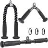 C: Tricep Rope + V bar + Rotating Bar