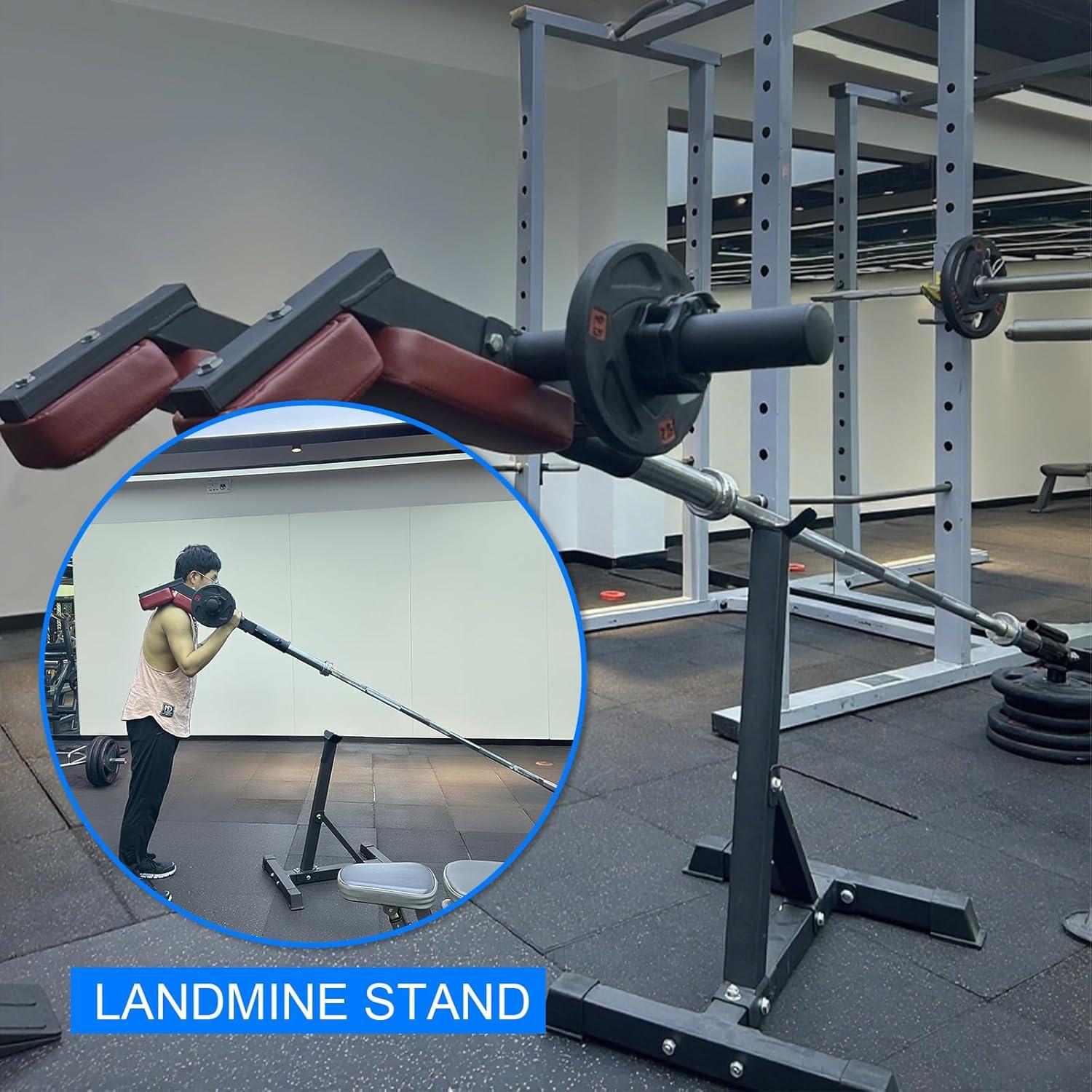 imageViking Press Landmine Handle for 2Inch Barbell Hack Squat TBar Row Attachment Strength Training Accessories Shoulder Press Landmine Attachment EquipmentStyle H