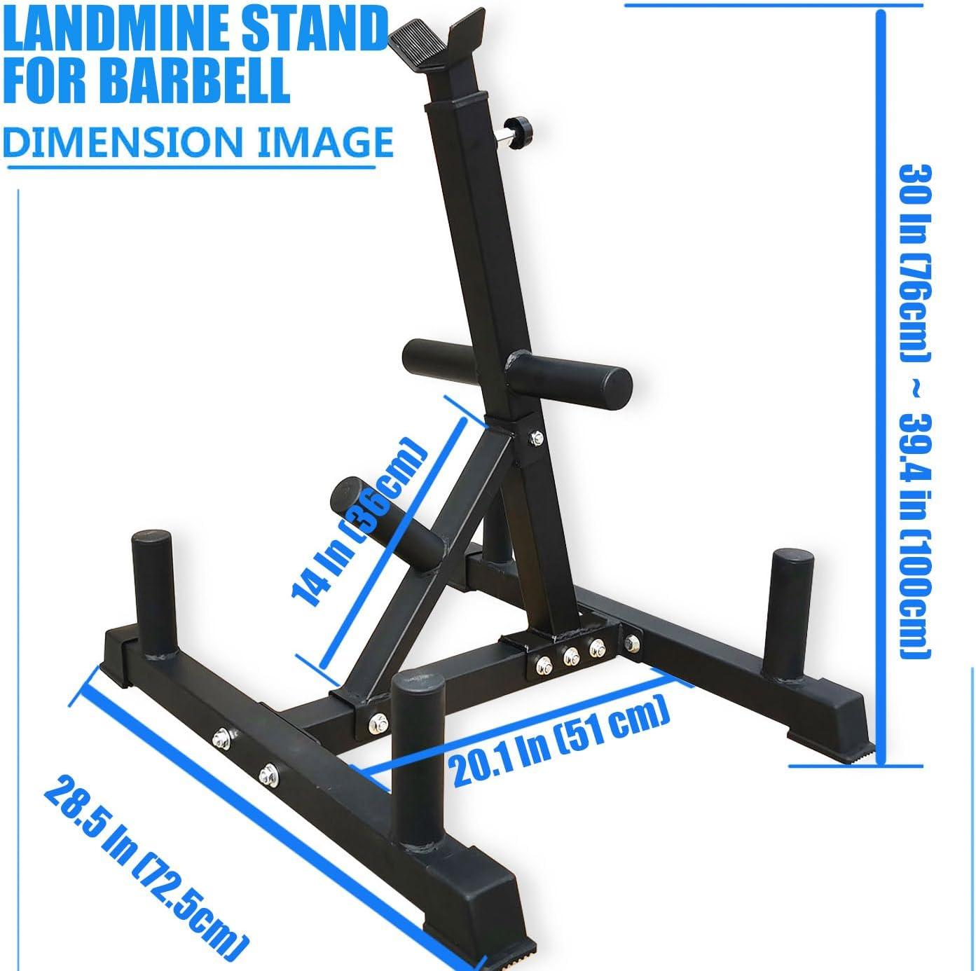 imageViking Press Landmine Handle for 2Inch Barbell Hack Squat TBar Row Attachment Strength Training Accessories Shoulder Press Landmine Attachment EquipmentStyle O