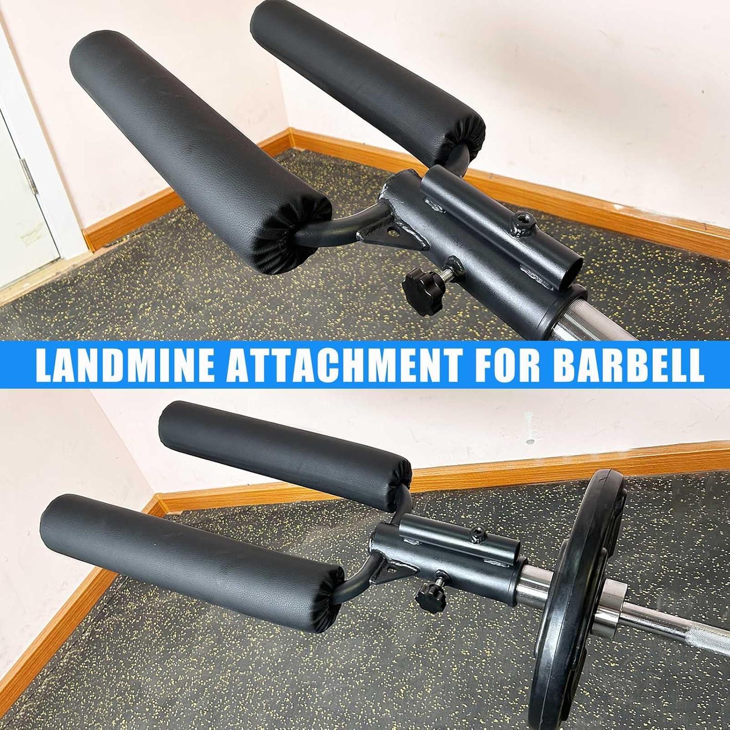 imageViking Press Landmine Handle for 2Inch Barbell Hack Squat TBar Row Attachment Strength Training Accessories Shoulder Press Landmine Attachment EquipmentStyle M