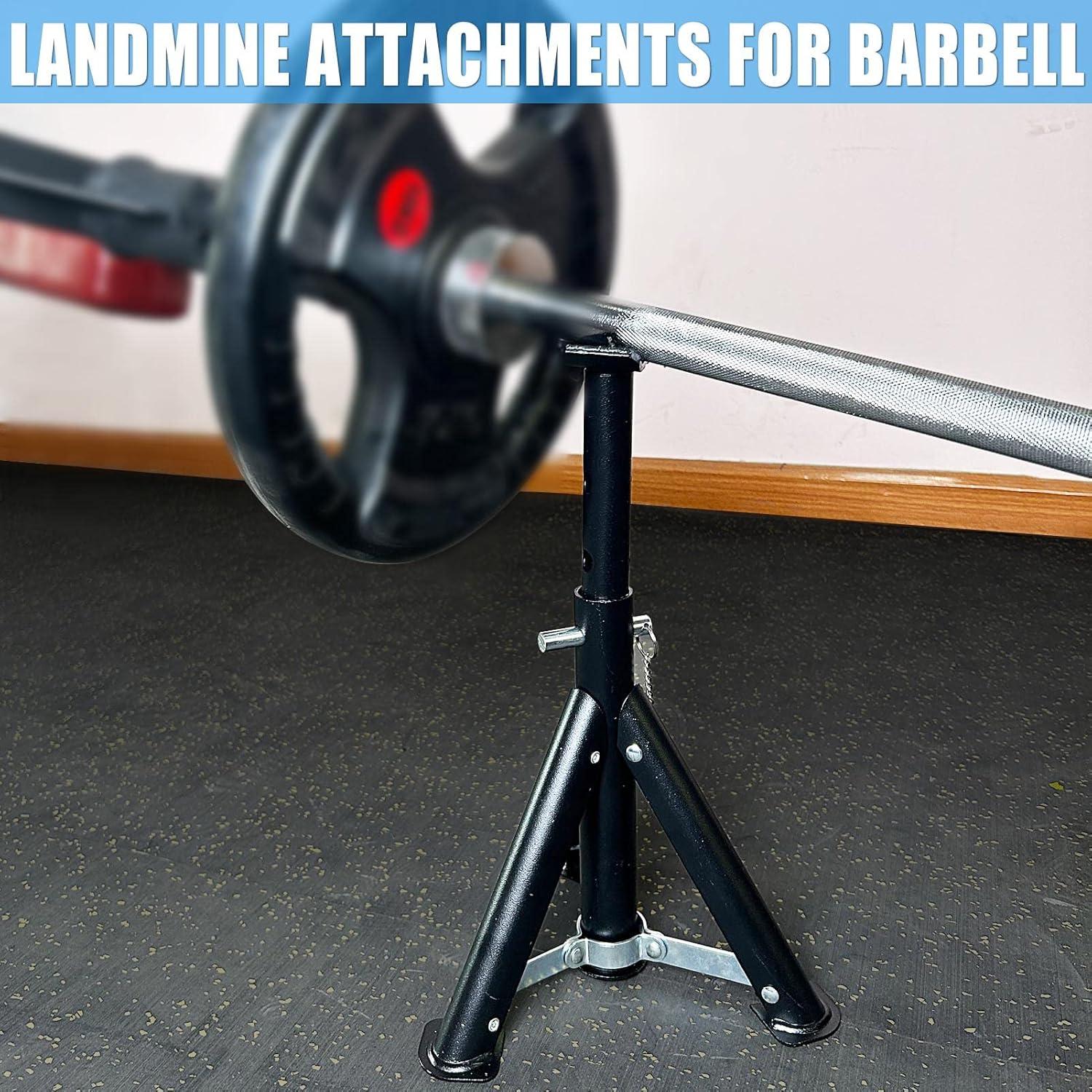 imageViking Press Landmine Handle for 2Inch Barbell Hack Squat TBar Row Attachment Strength Training Accessories Shoulder Press Landmine Attachment EquipmentStyle K