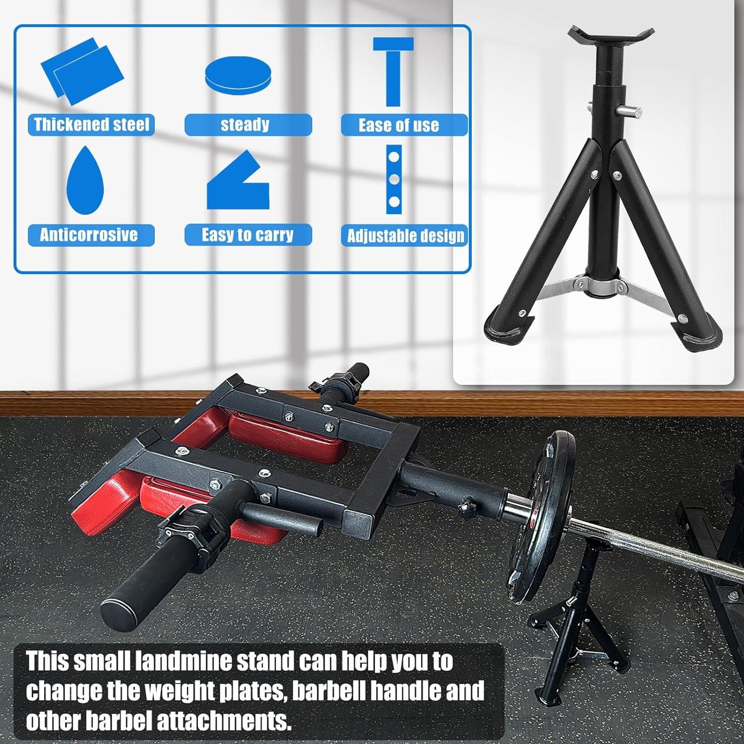 imageViking Press Landmine Handle for 2Inch Barbell Hack Squat TBar Row Attachment Strength Training Accessories Shoulder Press Landmine Attachment EquipmentStyle K