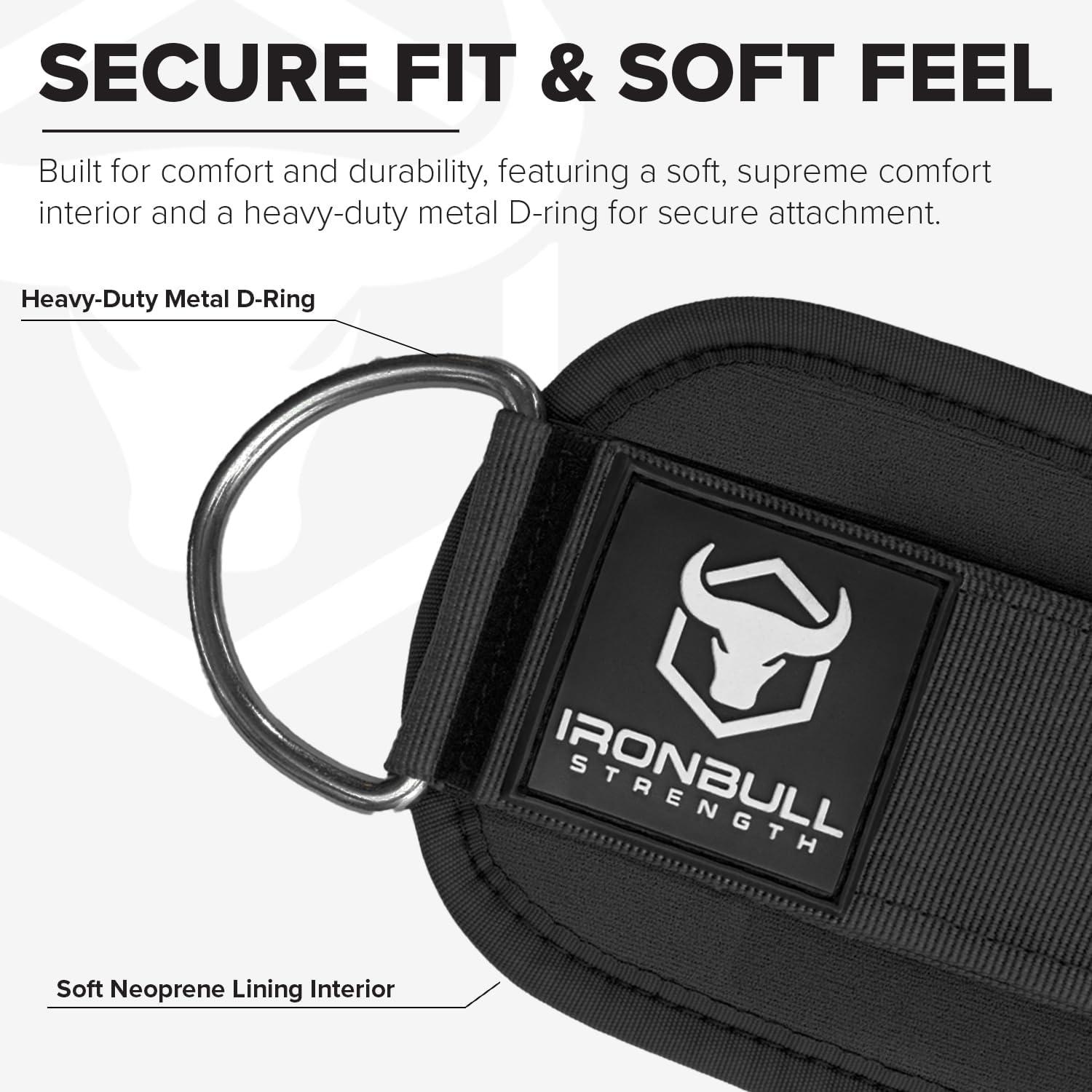 imageWomens Ankle Strap for Cable Machines amp Resistance Bands Gym amp Home Workout Cuff Attachment for Leg Extensions Kickbacks Hip Abductors Booty ExercisesBlack