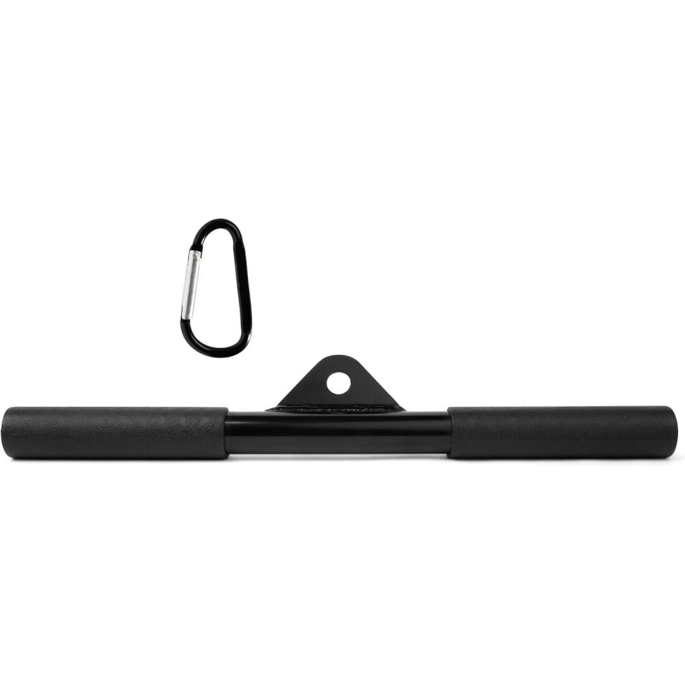 imageEVMT 15Inch LAT Pulldown Attachments for Home Gym  LAT Pull Down Bar Cable Machine Accessories for Tricep Bar Bicep Back Training Full Rotation HeavyDuty Strength Workout Equipment