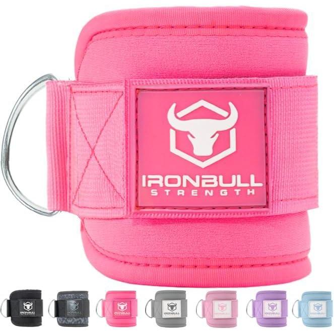 imageWomens Ankle Strap for Cable Machines amp Resistance Bands Gym amp Home Workout Cuff Attachment for Leg Extensions Kickbacks Hip Abductors Booty ExercisesNeon Pink
