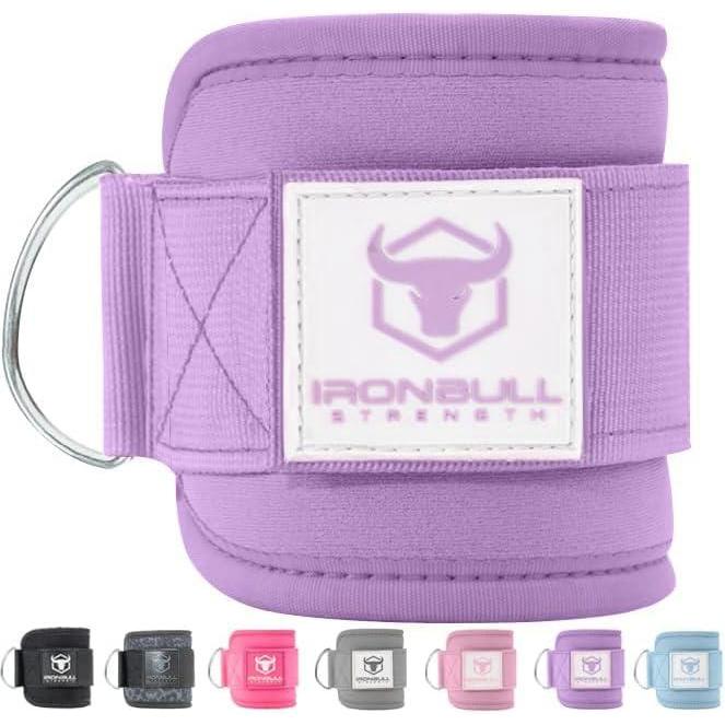 imageWomens Ankle Strap for Cable Machines amp Resistance Bands Gym amp Home Workout Cuff Attachment for Leg Extensions Kickbacks Hip Abductors Booty ExercisesLavender