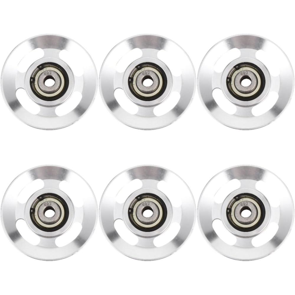 imagebalacoo Heavy Duty Pulley Wheel for Gym Equipment Smooth Aluminum Cable Pulley Replacement for Home Exercise Machines Durable Fitness Attachment 346X472 Inch
