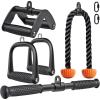 C.5 packs TricepRope+Double D+StraightBar+ExerciseHandles