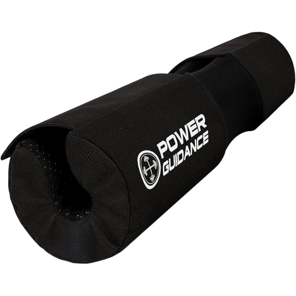 imagePOWER GUIDANCE Barbell Squat Pad  Neck amp Shoulder Protective Pad AntiSkid Points for Squats Lunges Hip Thrusts Weightlifting  Fit Standard and Olympic BarsBlack