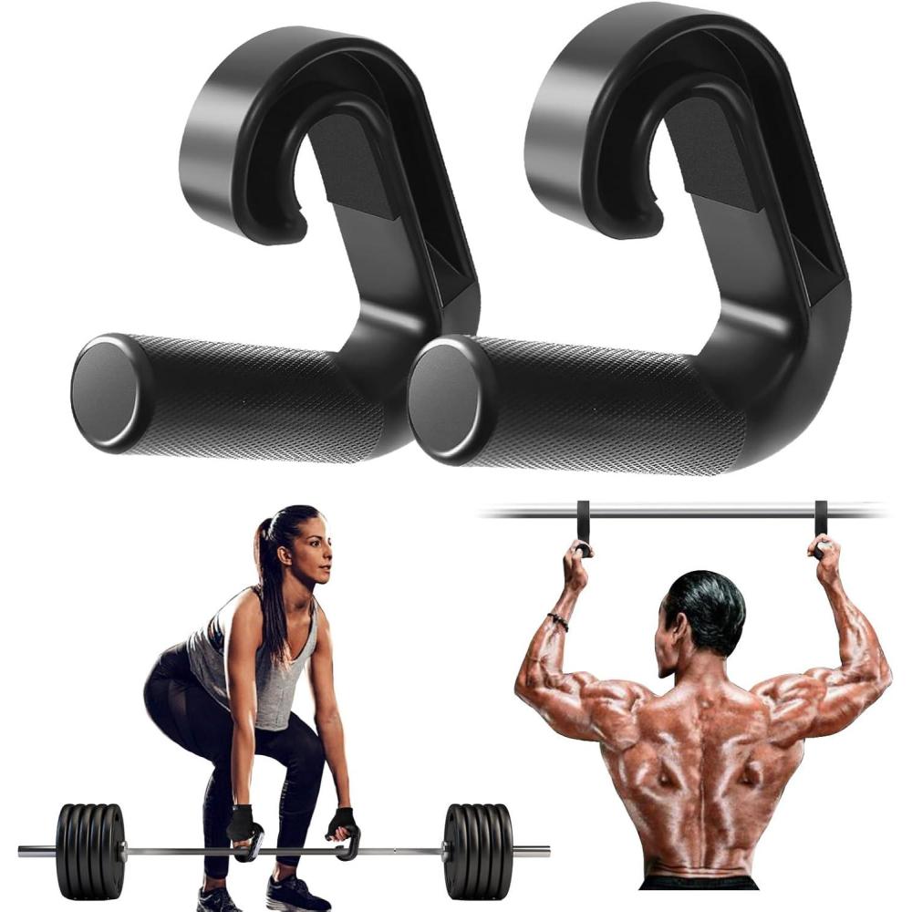 imageNeutral Grip Pull Up Handles  Heavy Duty MultiPurpose Handles for Pull Ups amp Deadlifts  Ergonomic Workout Handles amp Exercise Machine Attachments with Premium Grips90hook handle