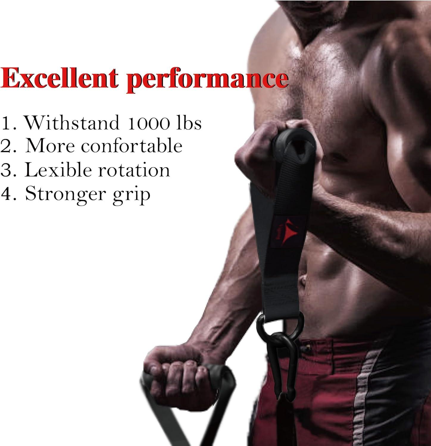 imageHeavy Duty Exercise Handles UltraDurable Rubber Workout Grip Attachments for Cable Machines LAT Pulldown Resistance Bands Home Gym and Commercial Fitness EquipmentCarbon Black XR