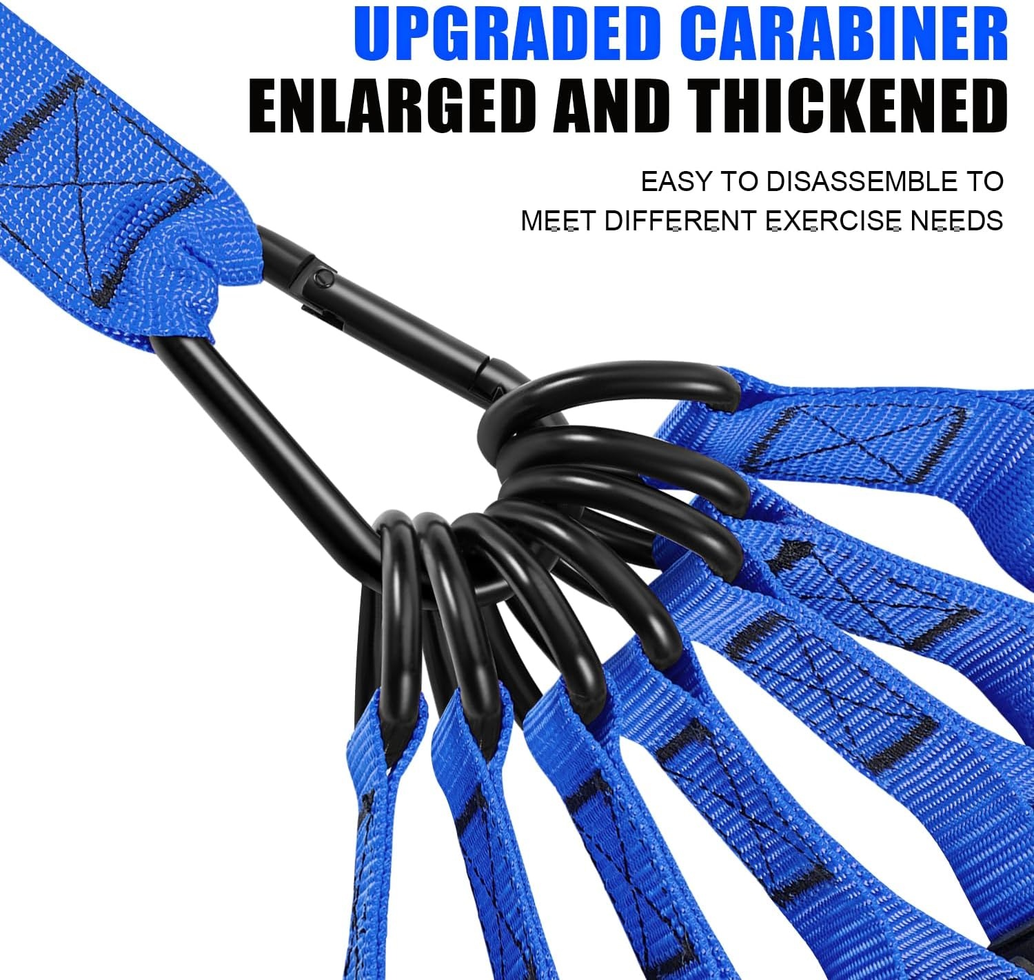 image:imageWOQQW Heavy Resistance Bands for Working Out 350lbs450lbs Exercise Bands with Handles Workout Bands Set for Men Fitness Weight Bands for Muscle Strength TrainingStretchingSlimHome Gym EquipmentBlue