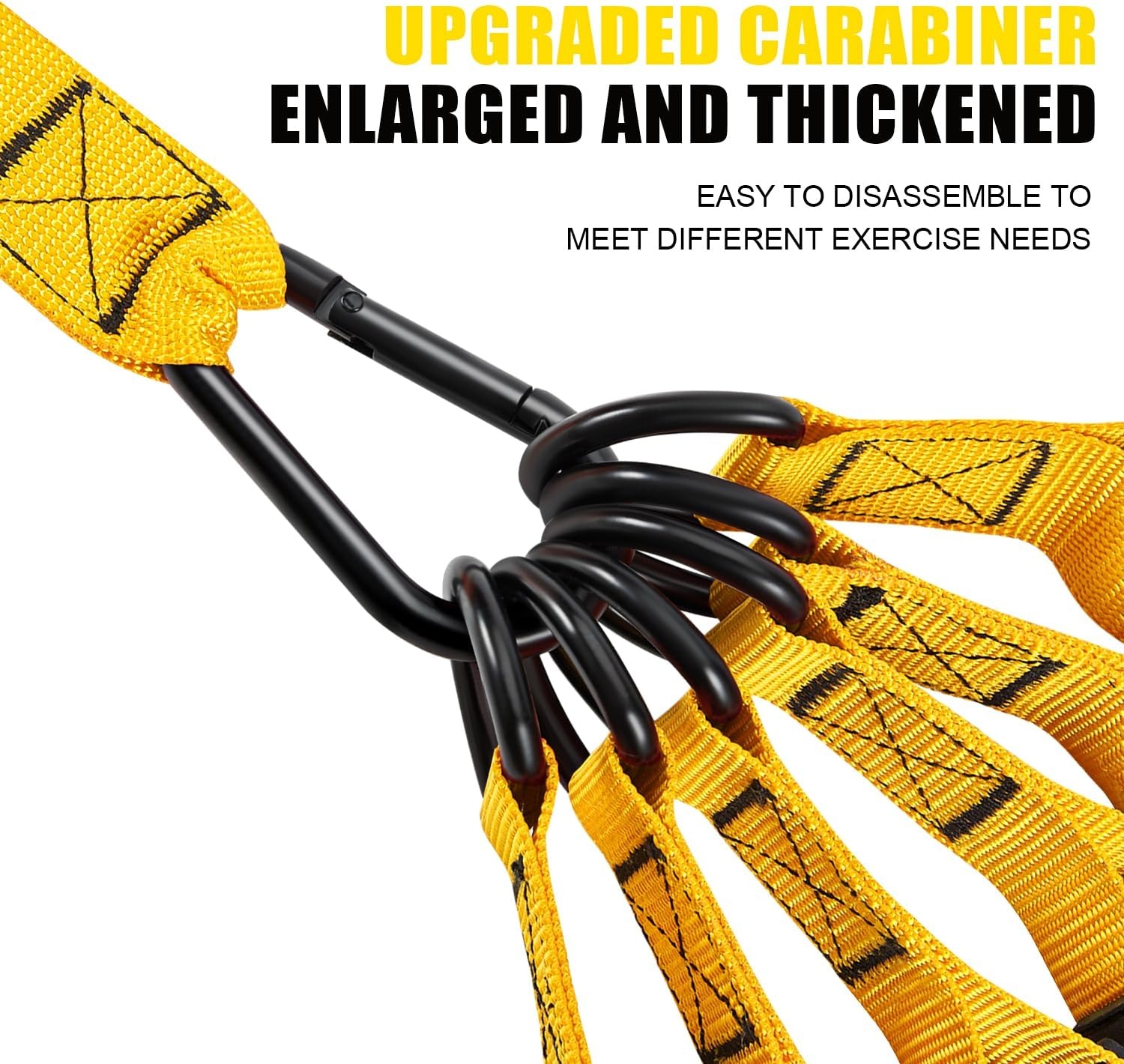 image:imageWOQQW Heavy Resistance Bands for Working Out 350lbs450lbs Exercise Bands with Handles Workout Bands Set for Men Fitness Weight Bands for Muscle Strength TrainingStretchingSlimHome Gym EquipmentYellow