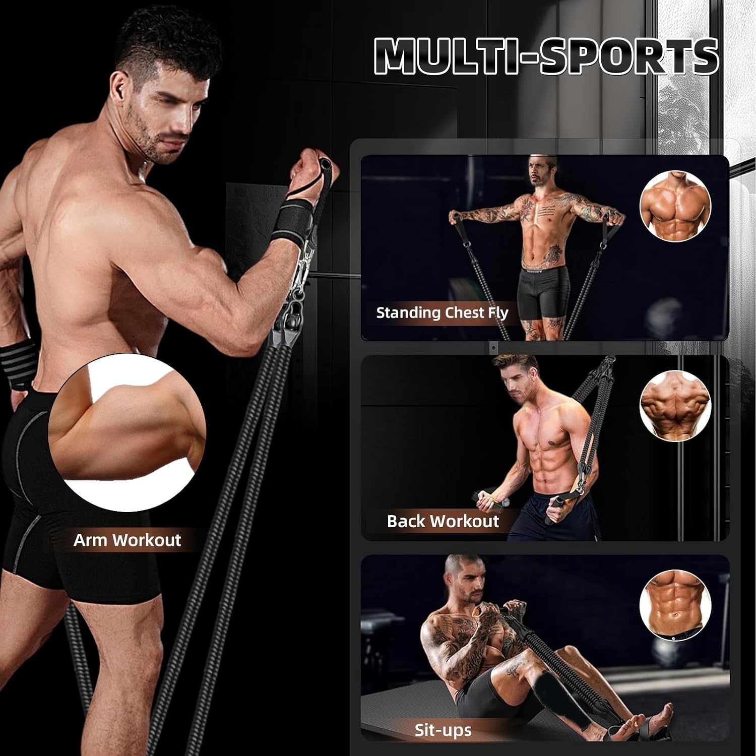 image:imageFoot Resistance Bands Adjustable Elastic Exercise Bands for Legs amp Glutes Training NonSlip Ankle Straps Home Gym Equipment Physical Therapy Stretching