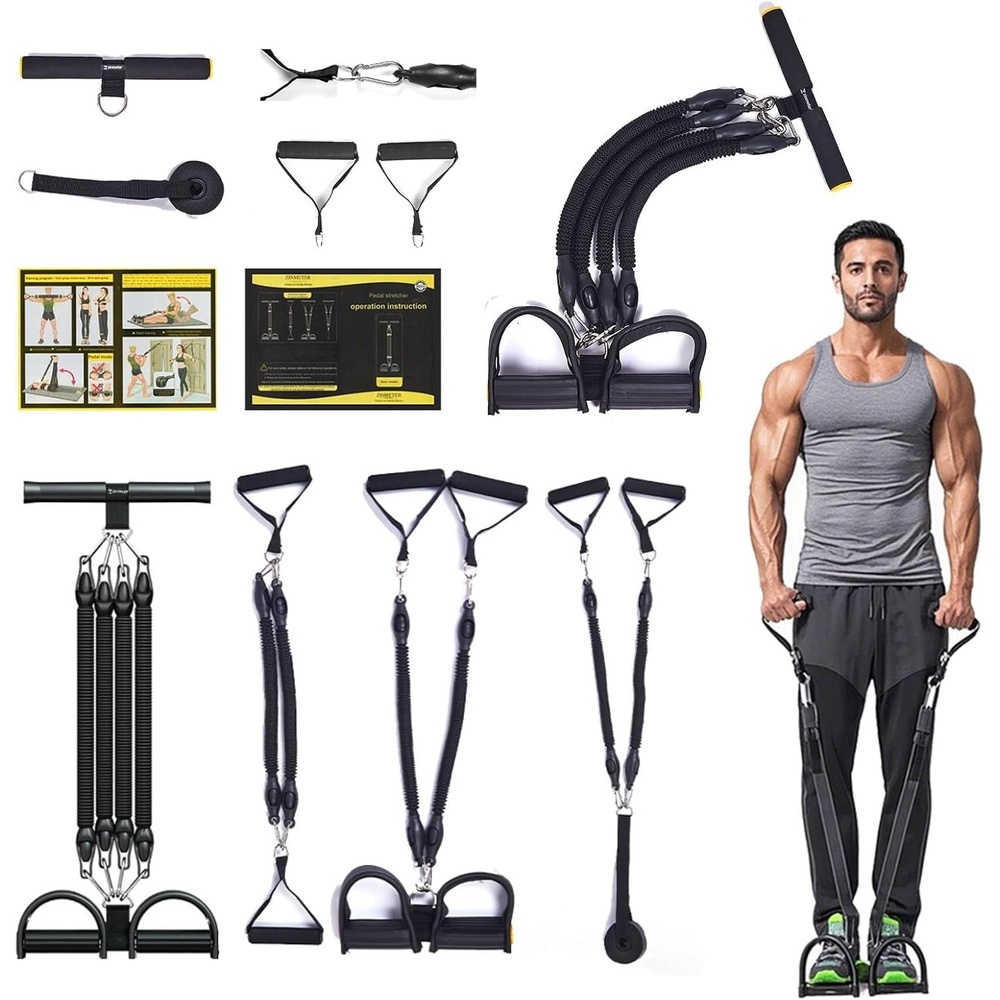 image:imageFoot Resistance Bands Adjustable Elastic Exercise Bands for Legs amp Glutes Training NonSlip Ankle Straps Home Gym Equipment Physical Therapy Stretching