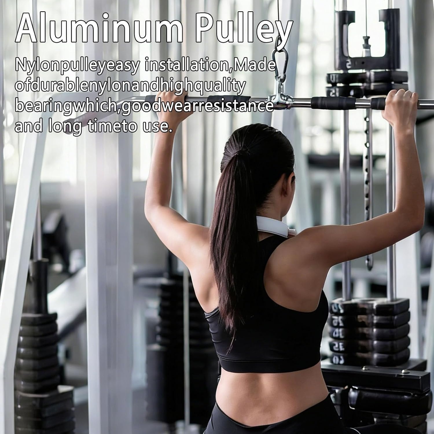 image:imageBESTEEL 6pcs 90mm Universal Aluminum Pulley Wheel for Gym Equipment Silent Cable Machine Replacement PartHeavy Duty Undeformable Fitness Aluminum Alloy Bearing Gym Pulley Wheel for Home Gym Silver12