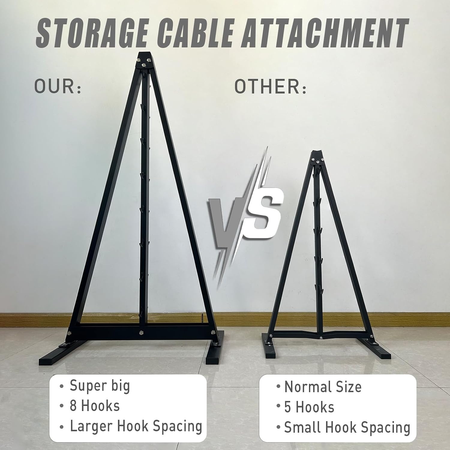 image:imageBLUSLM Lat Pull Down Bar Gym Accessory Rack Lat Pulldown Attachments Cable Attachment Storage Rack for Mag Grip Home Gym Fitness Heavy Duty AFrame StandBIG SZHIJIA