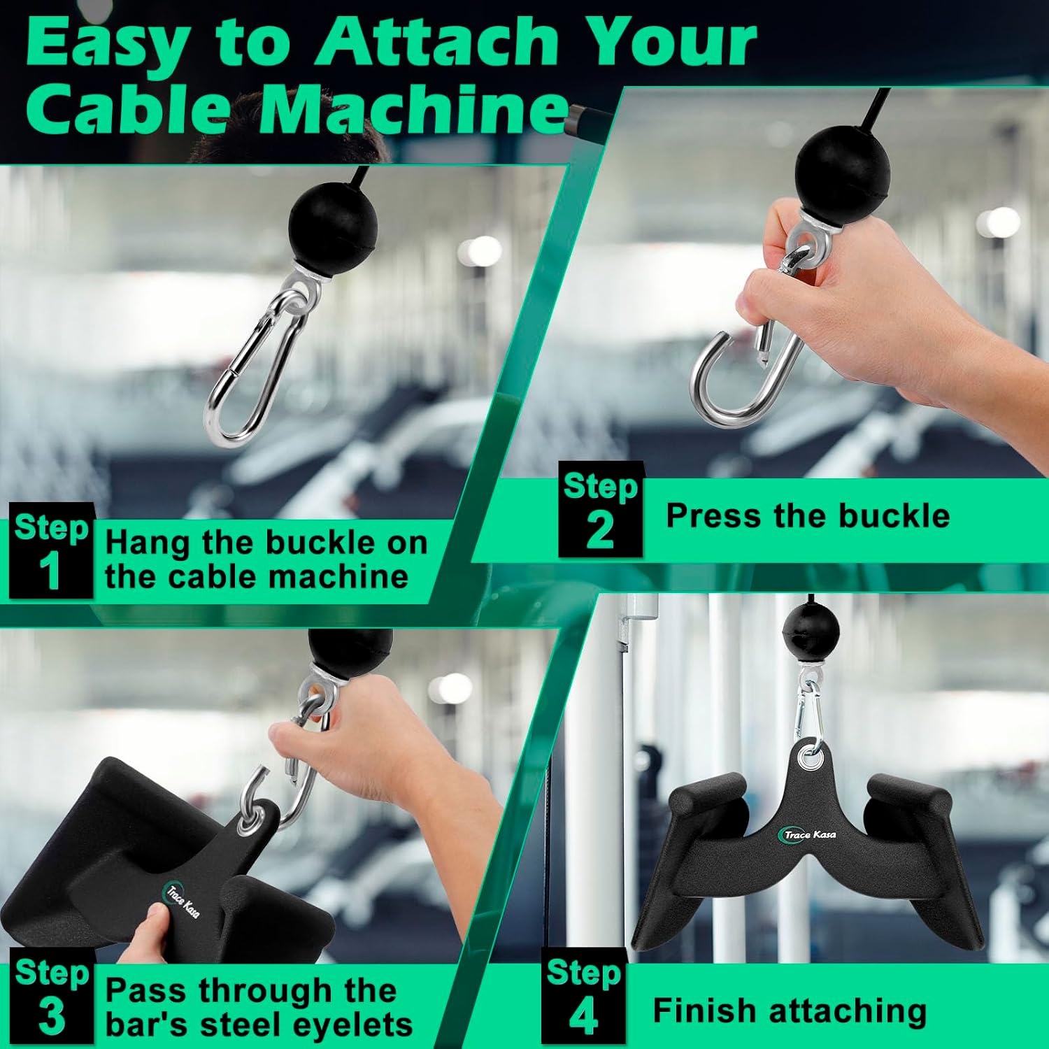 image:imageLAT Pulldown Attachments LAT Pull Down Bar Cable Machine Attachment Home Gym Equipment1 Narrow Grip