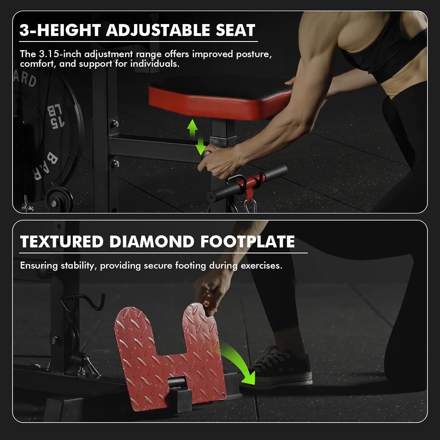 image:imageMikolo LAT Pulldown Machine LAT Row Cable Machine with Leg Hold Down Attachment LAT Tower with Cable Row Attachment Cable Machine Home GymRED