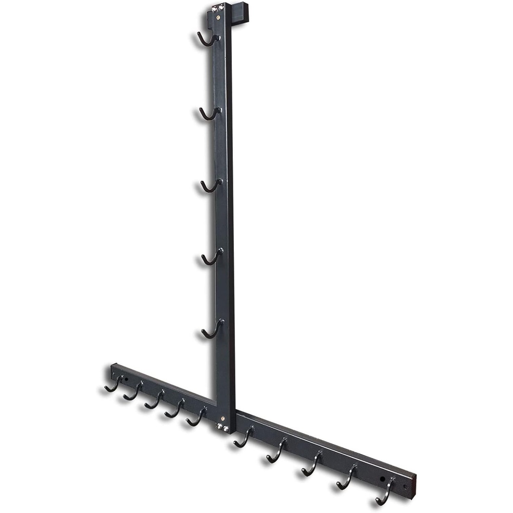 image:imageBLUSLM Lat Pull Down Bar Gym Accessory Rack Lat Pulldown Attachments Cable Attachment Storage Rack for Mag Grip  Home Gym Fitness Heavy Duty AFrame StandTZHIJIA
