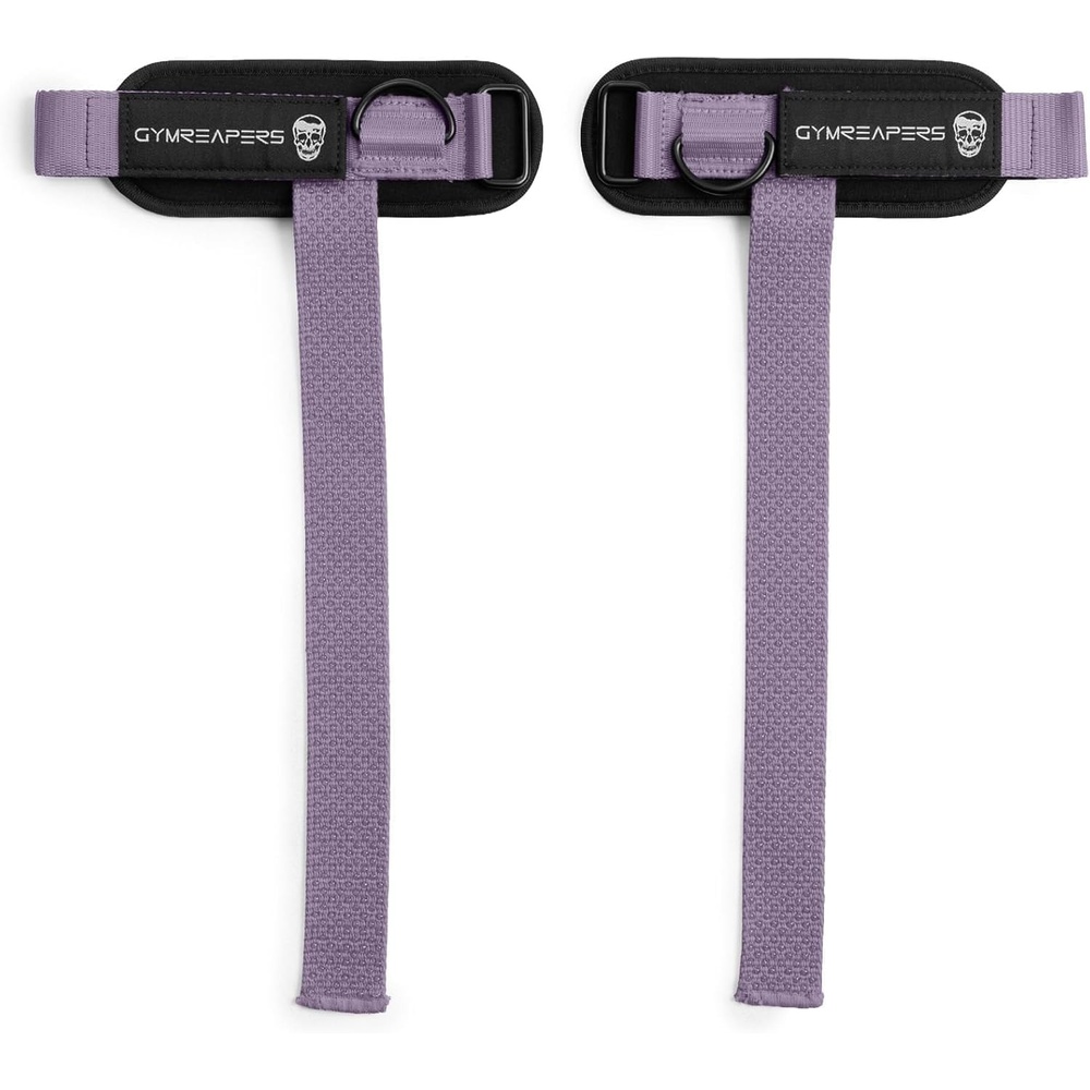 image:imageGymreapers GripLink Lifting Straps Heavy Duty DRing Weight Lifting Wrist Straps with AntiSlip Silicone Grip Beads Adjustable Support for Deadlifts Powerlifting Cable Machines amp Gym TrainingLilac