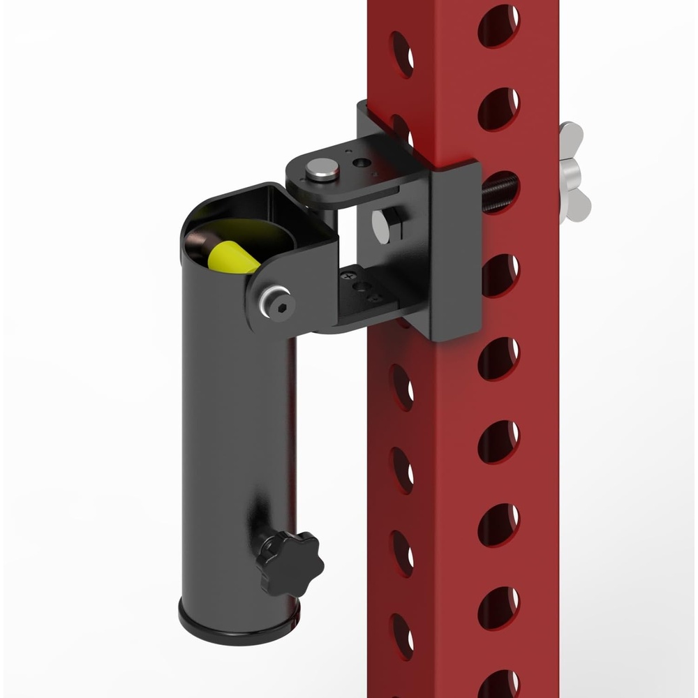 image:imageSYL Fitness Rack Mounted Landmine Attachment TBar Row Landmine Base Fit 2x2 inch amp 3x3 inch Square Tube PowerSquat RackNew Model33