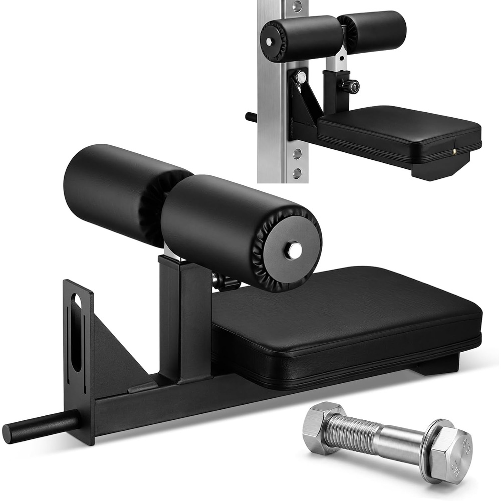 image:imageWesiti LAT Pulldown Seat 50 mm Thickened PU Cushion 4Level Height Adjustable Pull Down Seat Attachment 26mm Hole Heavy Duty Steel Structure Converts Machine for Gym Home Body Strength Training