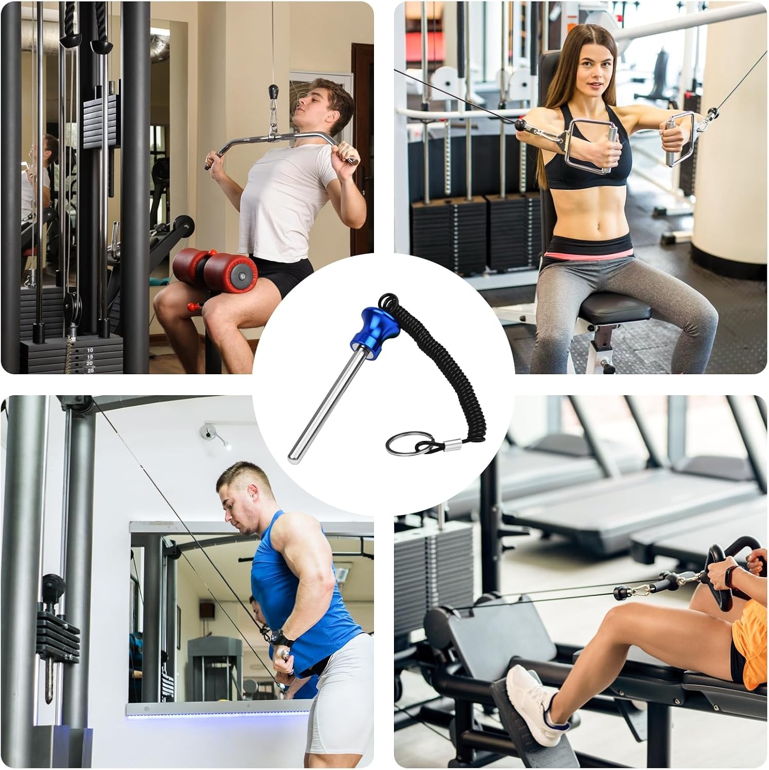 image:image3pcs Weight Stack PinBlue3pack