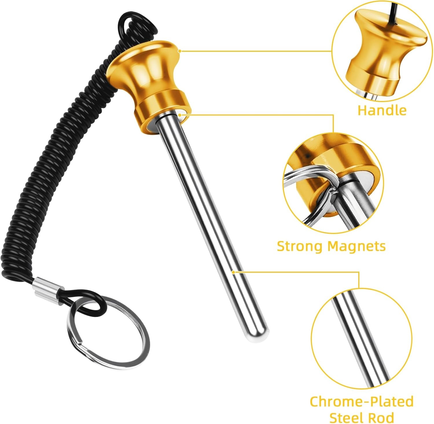 image:image3pcs Weight Stack PinGold3pack