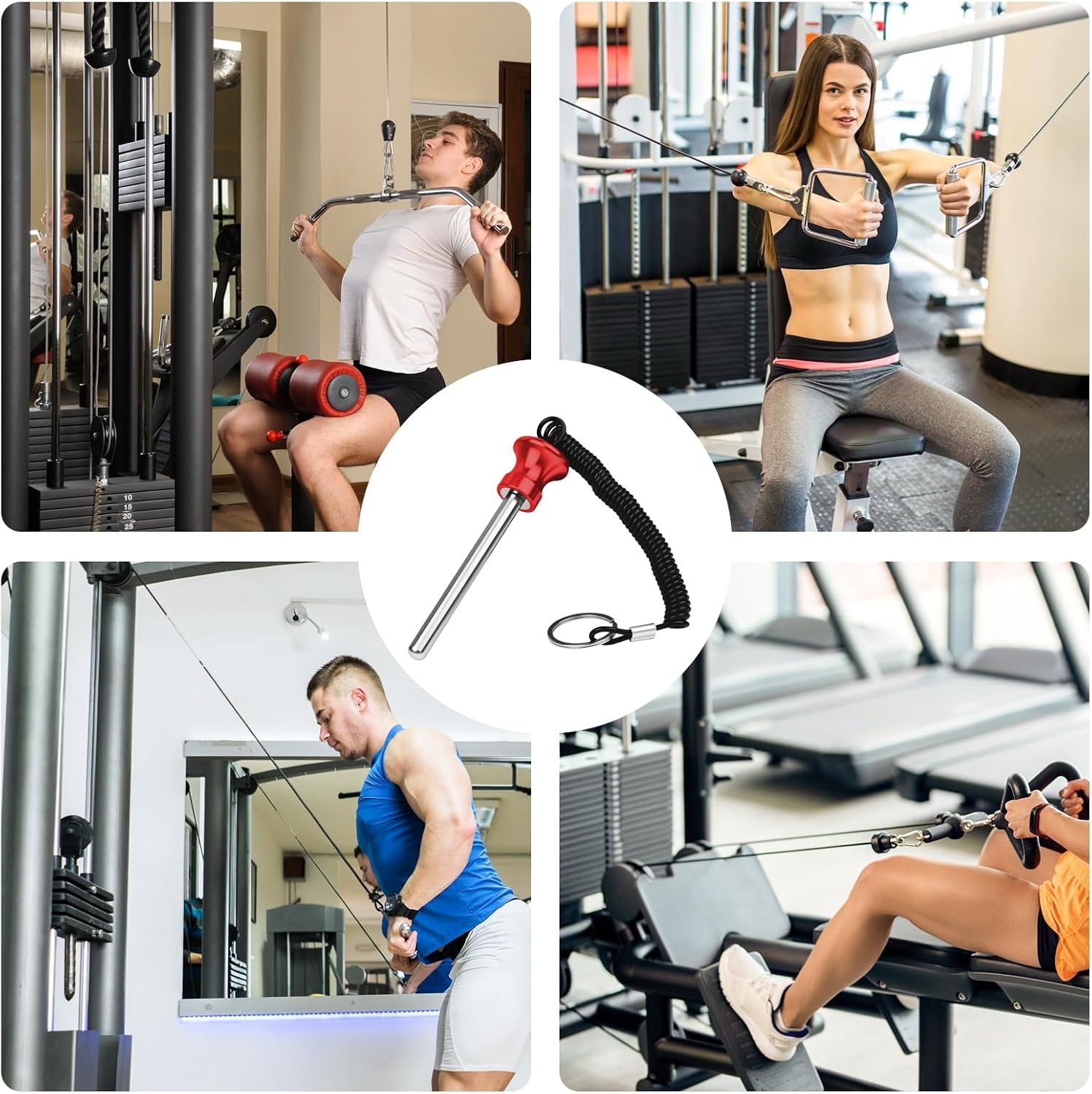 image:image3pcs Weight Stack PinRed3pack