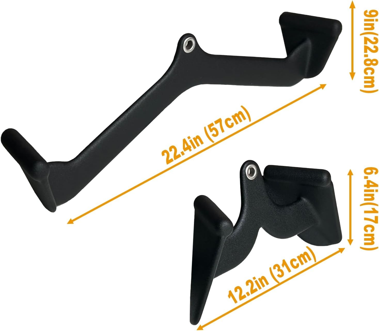 image:imageErgonomic LAT Pull Down Bars Back and Triceps Strength Training Equipment LAT Pulldown Attachments Cable Attachments for Home GymBT0013