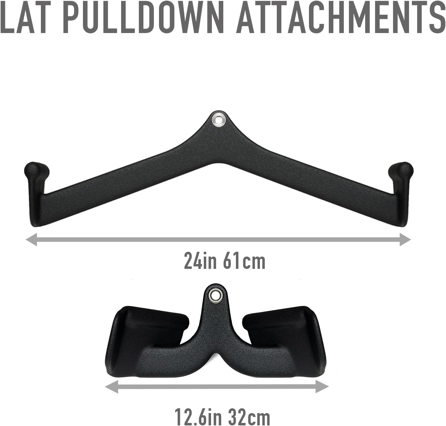 image:imageErgonomic LAT Pull Down Bars Back and Triceps Strength Training Equipment LAT Pulldown Attachments Cable Attachments for Home GymBT0024