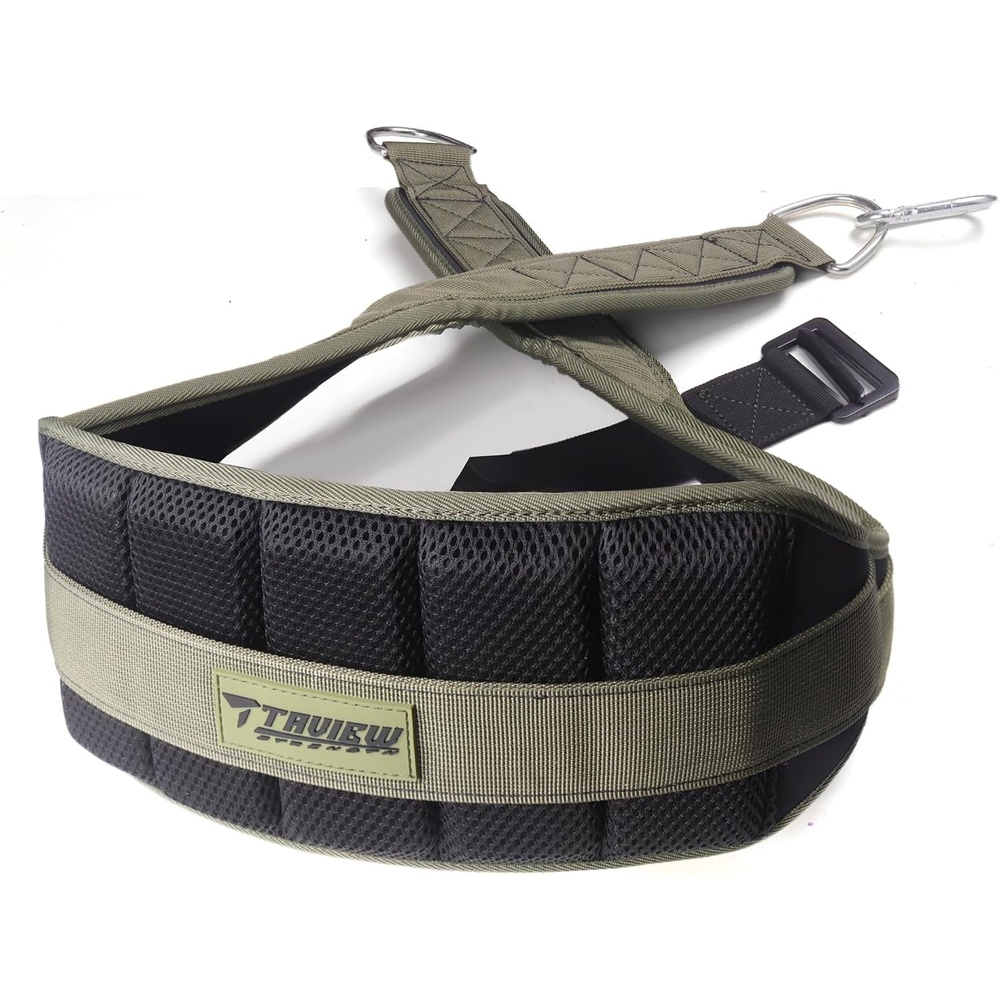image:imageBelt for Belt Squats Rack Attachment amp Squat Machine Weight LiftingampPowerlifting  Back Support LowProfile Padded Hip amp Thigh Secure Buckle Heavy DutyGreen