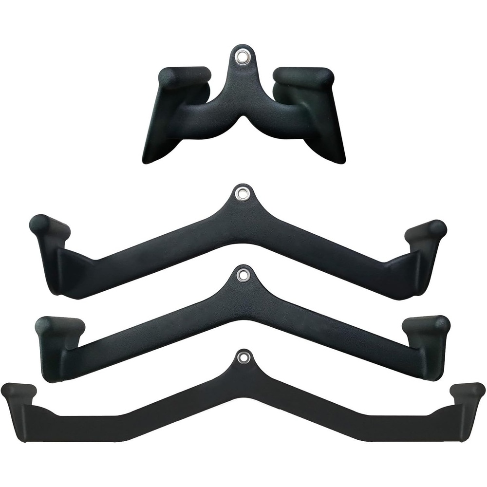 image:imageErgonomic LAT Pull Down Bars Back and Triceps Strength Training Equipment LAT Pulldown Attachments Cable Attachments for Home GymBT1345