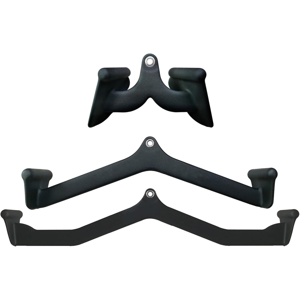 image:imageErgonomic LAT Pull Down Bars Back and Triceps Strength Training Equipment LAT Pulldown Attachments Cable Attachments for Home GymBT145