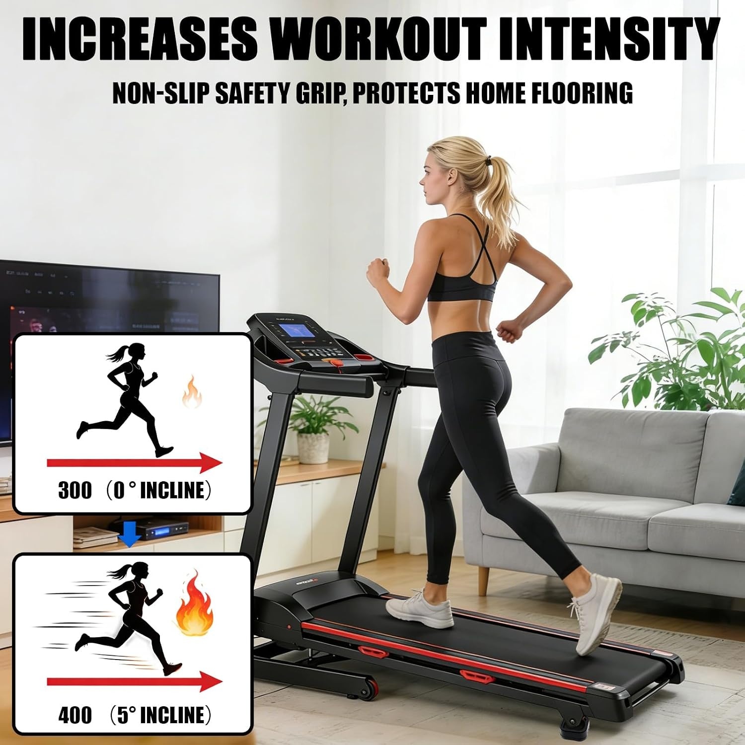 image:image4PCS Walking Pad Incline Blocks Treadmill Incline Riser Blocks