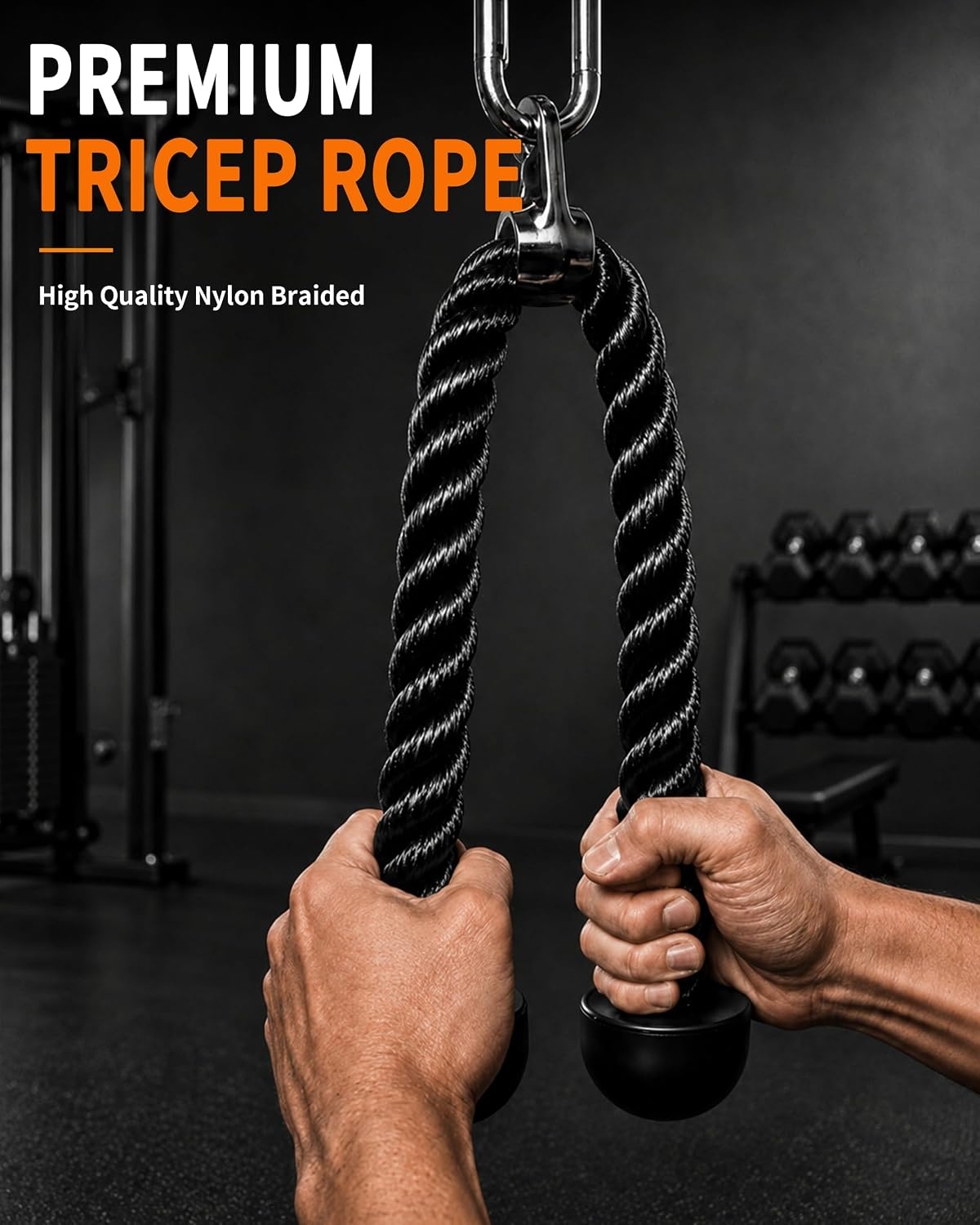 image:imageCable Machine Attachment Set NonSlip Rubber Grips for Home Gym