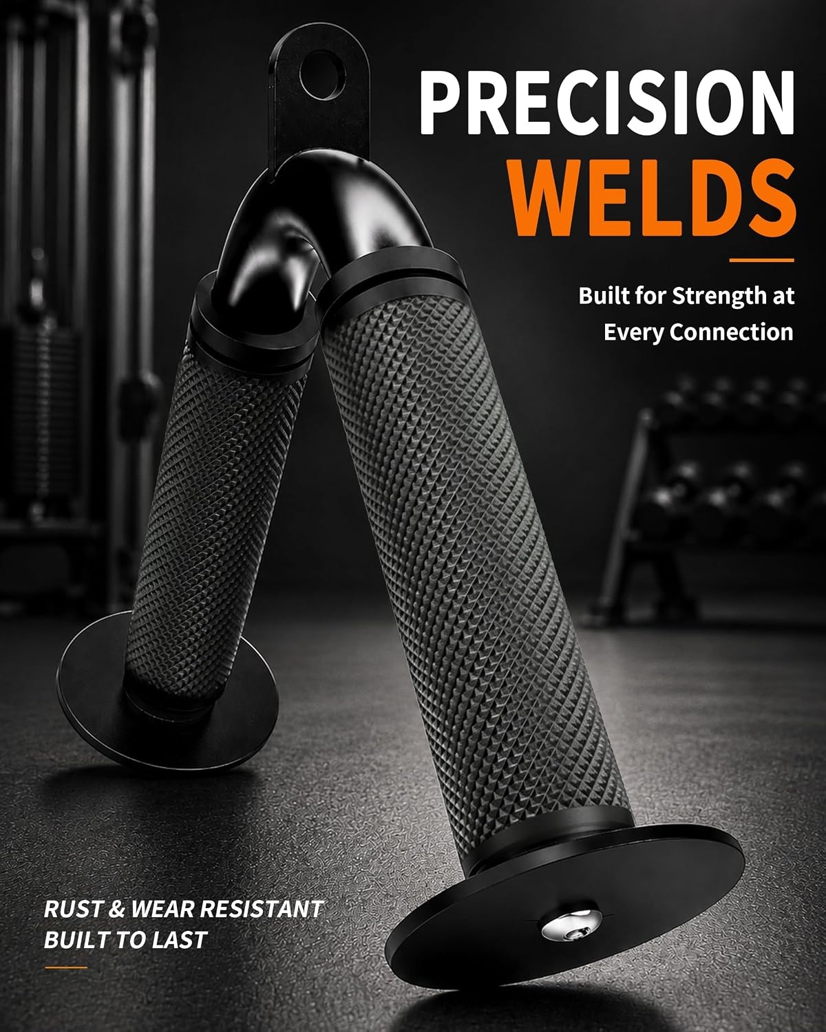 image:imageCable Machine Attachment Set NonSlip Rubber Grips for Home Gym