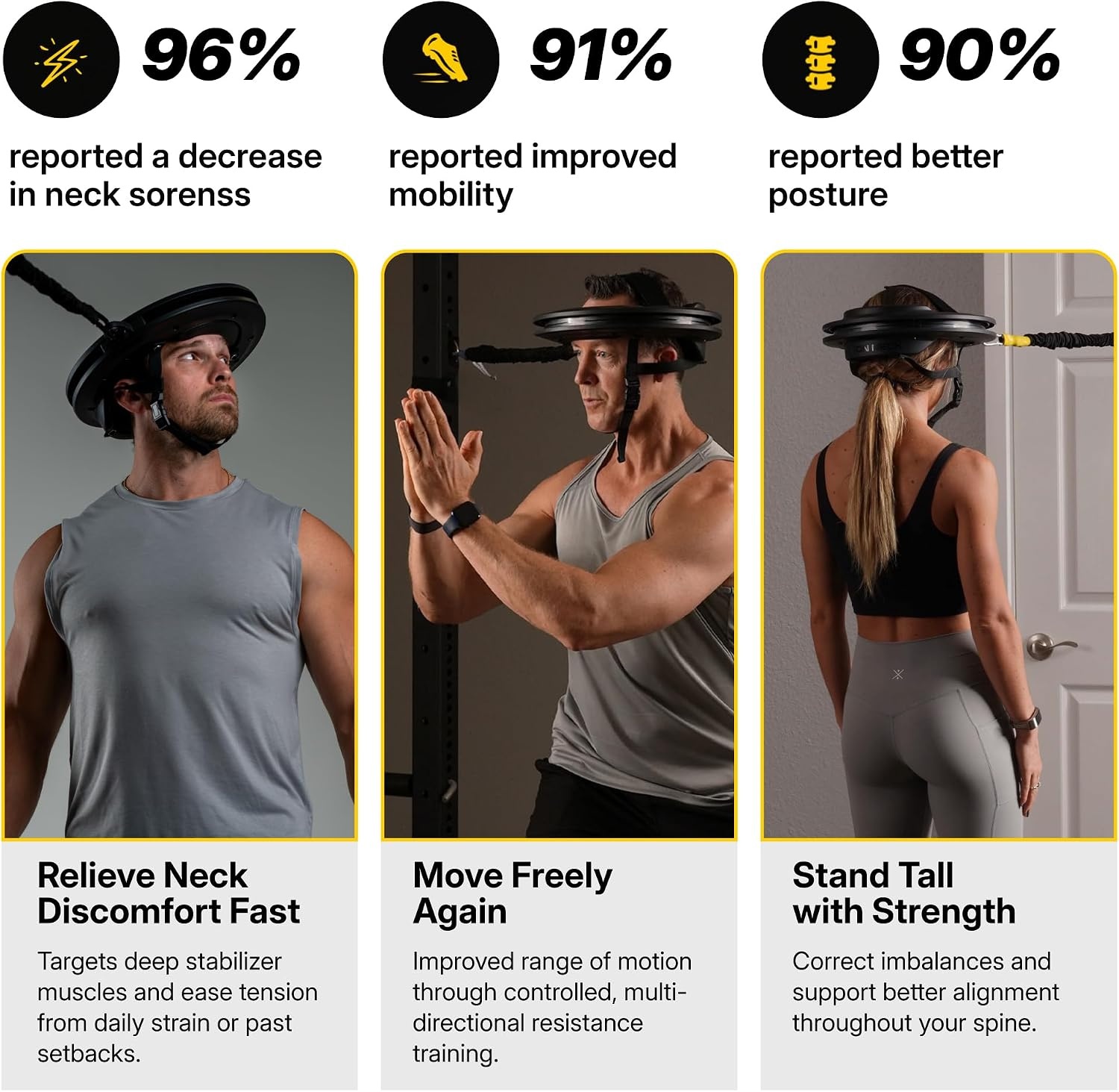 image:imageIron Neck Advanced Neck Trainer Strengthener Exerciser amp Rehabilitation Device to Relieve Pain amp Improve Posture Workout amp Strength Training Equipment Home Gym Accessories for Men30