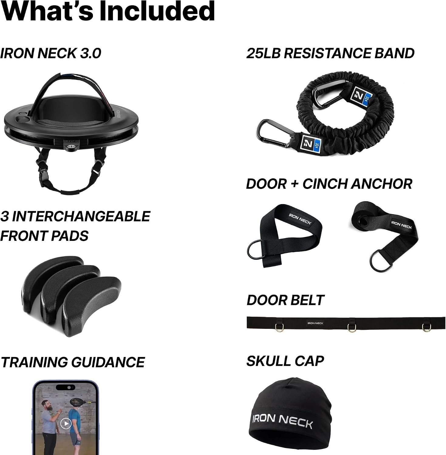 image:imageIron Neck Advanced Neck Trainer Strengthener Exerciser amp Rehabilitation Device to Relieve Pain amp Improve Posture Workout amp Strength Training Equipment Home Gym Accessories for Men30