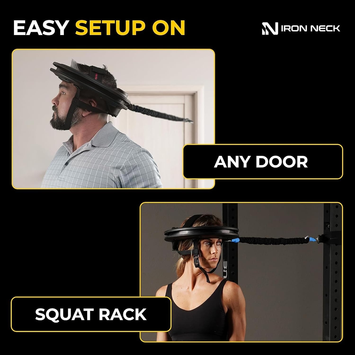 image:imageIron Neck Advanced Neck Trainer Strengthener Exerciser amp Rehabilitation Device to Relieve Pain amp Improve Posture Workout amp Strength Training Equipment Home Gym Accessories for Men30