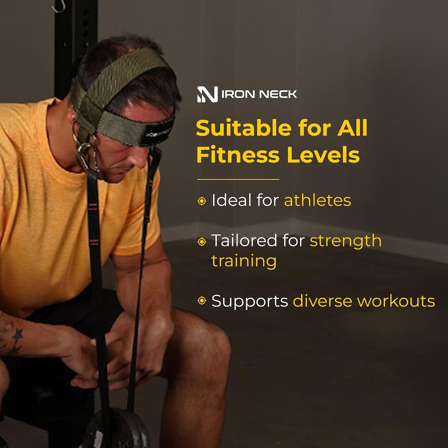image:imageIron Neck Alpha Neck Trainer Exercise amp Workout EquipmentOlive Green Classic Harness