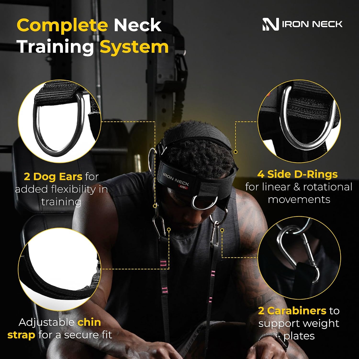 image:imageIron Neck Alpha Neck Trainer Exercise amp Workout EquipmentRed Rafa